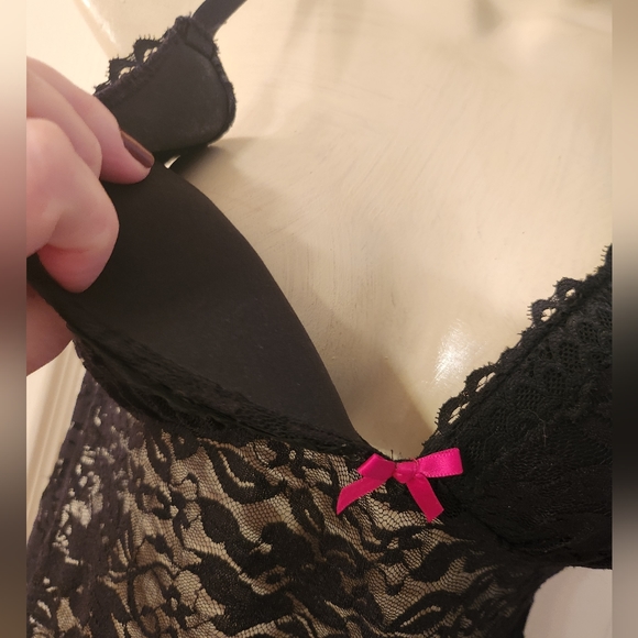 Black Lace Chemise Gilligan & O'Malley - Picture 7 of 14